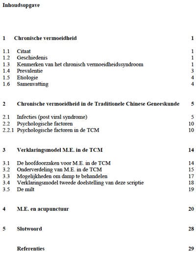 Het Chronisch Vermoeidheidssyndroom